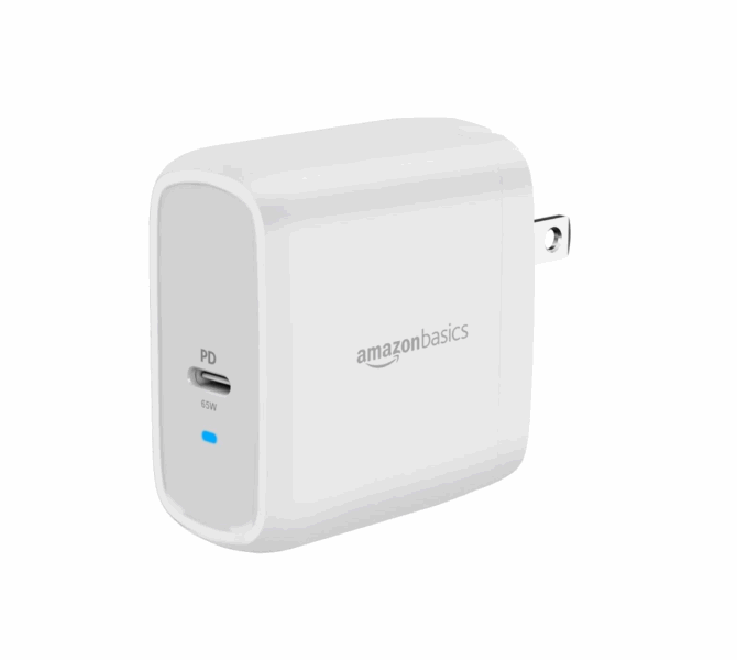 65W One-Port GaN USB-C Wall Charger